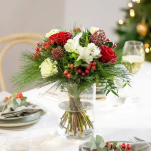 The traditional Christmas bouquet